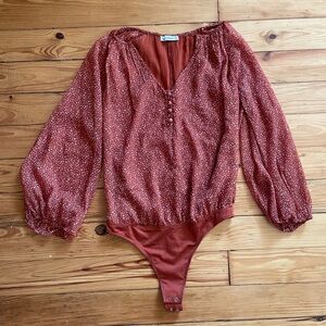 Abercrombie Long Sleeve Bodysuit